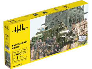 Heller maquette militaire 50327 Sainte-Mère-Eglise 1/72