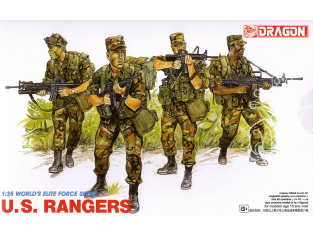 DRAGON maquette militaire 3004 U.S. Rangers 1/35