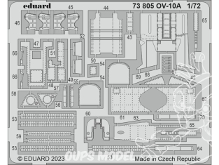 Eduard photodecoupe avion 73805 Amélioration OV-10A Icm 1/72