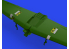 Eduard kit d&#039;amelioration avion brassin Print 648883 Gun bays short barrel A6M3 Eduard 1/48