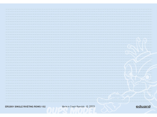 Eduard décalques ER32001 Rangées de rivets simples 1/32