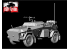First to Fight maquette militaire pl101 Voiture blindée allemande Sd.Kfz 247 Ausf. B Z MG 34 1/72