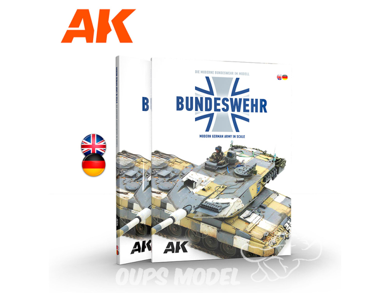 Ak Interactive livre AK524 BUNDESWEHR Armée allemande moderne à l'échelle en Anglais et Allemand