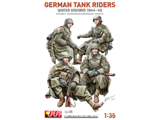 Mini Art maquette militaire 35370 Personnages sur char allemands UNIFORME D'HIVER 1944-45 1/35