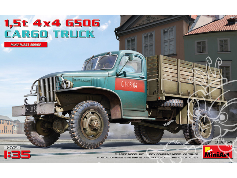 MINI ART maquette militaire 38064 CAMION CARGO 1,5t 4×4 G506 1/35