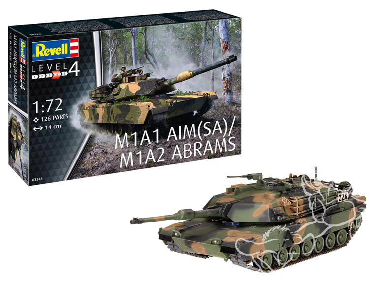 Revell maquette militaire 03346 M1A2 Abrams 1/72