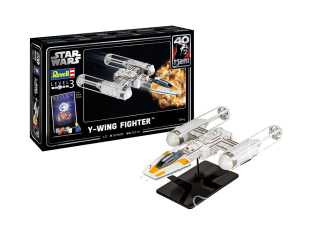 Revell maquette Star Wars 05658 COFFRET CADEAU "Y-wing Fighter" avec accessoires de base 1/72