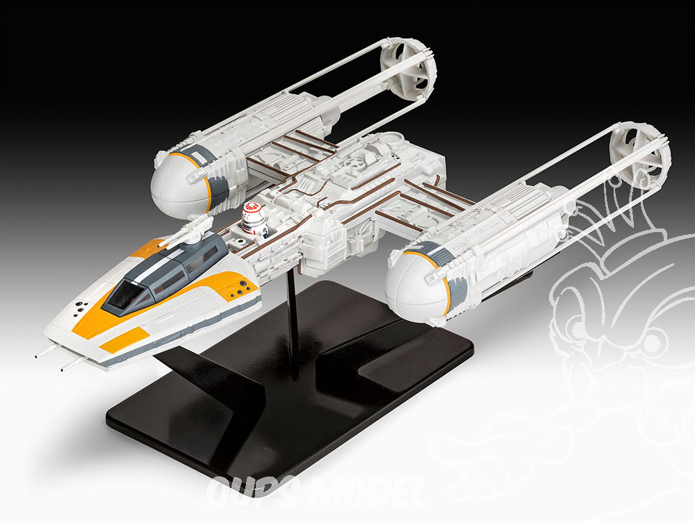 Maquette coffret cadeau Y-wing Fighter avec accessoires de base