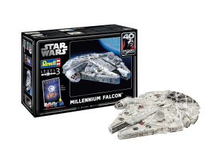 Revell maquette Star Wars 05659 COFFRET CADEAU "Millennium Falcon" avec accessoires de base 1/72