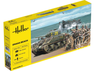 Heller maquette militaire 50332 Omaha Beach 1/72