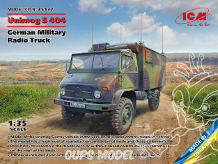 Icm maquette militaire 35137 Unimog S 404 Radio 1/35