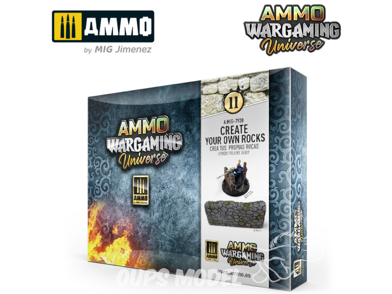 MIG Ammo Wargaming Universe 7930 Numéro 11 Créé tes propres roches