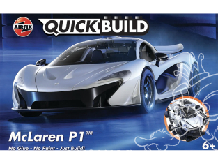 Airfix maquette voiture J6028 QUICKBUILD (idem que lego) McLaren P1 Blanche