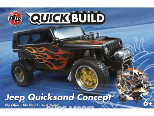 Airfix maquette voiture J6038 QUICKBUILD (idem que lego) Jeep 'Quicksand' Concept