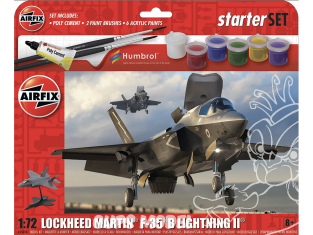 Airfix maquette avion A55010 Starter Set Lockheed Martin F-35B Lightning II 1/72