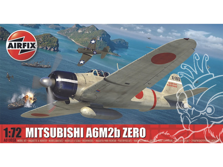 Airfix maquette avion A01005B Mitsubishi A6M2b Zero 1/72