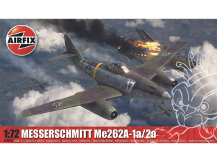 Airfix maquette avion A03090A Messerschmitt Me262A-1a/2a 1/72