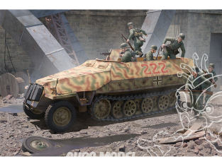 TRUMPETER maquette militaire 00942 Véhicule convoyeur semi-chenillé type Sd.Kfz 251 D 1/16