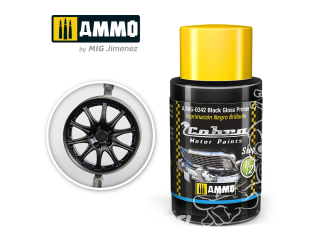 MIG peinture Cobra Motor 0342 Appret noir brillant - Black gloss primer 30ml