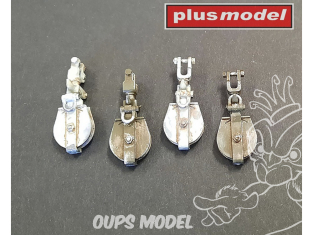 Plus Model Dp3018 Poulies d'ingénierie US WWII 3D Print 1/35