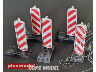 Plus Model Dp3020 Panneaux directionnels de chantier 3D Print 1/35