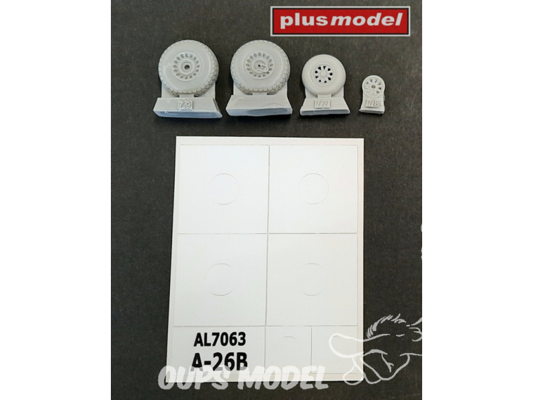 Plus Model AL7063 Roues A-26B Invader 1/72