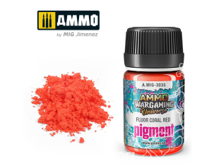 MIG pigments 3035 Rouge corail fluo 35ml