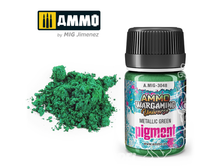 MIG pigments 3048 Vert métallique 35ml