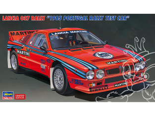 Hasegawa maquette voiture 20631 Lancia 037 Rally "Voiture d'essai du rallye du Portugal de 1985" 1/24