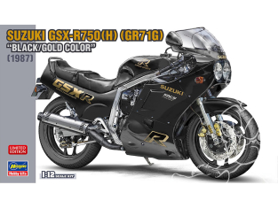 Hasegawa maquette moto 21749 Suzuki GSX-R750(H) (GR71G) "Couleur Noir/Or" 1/12