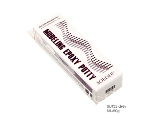 Border model accessoire BD0123 Mastic Epoxy Putty bi-composant gris 50g+50g