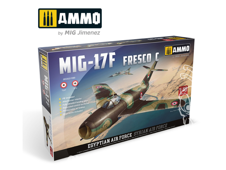 Ammo Mig maquette avion 8511 MiG-17F Fresco C Egypte / Syrie 1/48