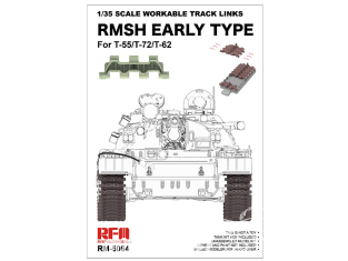 Rye Field Model maquette militaire 5064 Chenilles maillon par maillon RMSH Early Type pour T-55 / T-72 / T-62 1/35