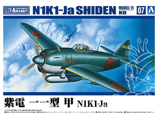 Aoshima maquette avion 66003 Kawanishi N1K1-Ja Shiden Model 11 KO 1/72