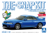 Aoshima maquette voiture 64580 Nissan Skyline GT-R R33 Championship blue SNAP KIT 1/32