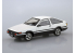 Aoshima maquette voiture 64672 Toyota AE86 Sprinter Trueno High-Tech Two-Tone SNAP KIT 1/32