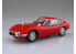 Aoshima maquette voiture 56288 Toyota 2000GT Solar red SNAP KIT 1/32