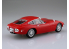 Aoshima maquette voiture 56288 Toyota 2000GT Solar red SNAP KIT 1/32