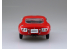 Aoshima maquette voiture 56288 Toyota 2000GT Solar red SNAP KIT 1/32