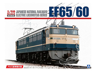 Aoshima maquette train 64849 Locomotive électrique Japonaise EF65/60 1/50