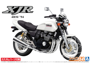Aoshima maquette moto 65211 Yamaha XJR XJR400S 4HM 1994 1/12