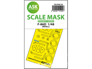 ASK Art Scale Kit Mask M48149 F-86D Revell Recto Verso 1/48