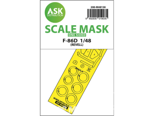 ASK Art Scale Kit Mask M48150 F-86D Revell Recto 1/48
