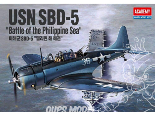 Academy maquette avion 12329 USN SBD-5 Bataille dans la mer des philippines 1/48