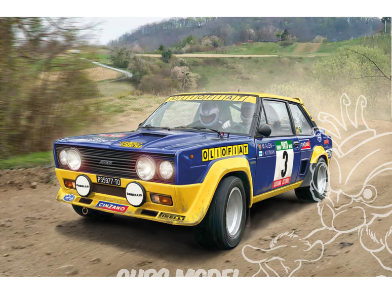 Italeri maquette voiture 3667 FIAT 131 Abarth Rally OLIO FIAT 1/24