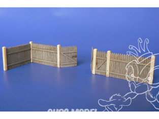 Hauler accessoires diorama HLH72134 Corral facon bois en resine 1/72