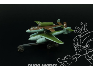 Brengun avion BRS144067 Mistel 5 (He162 A + Arado E-377) 1/144