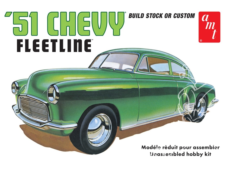 AMT maquette voiture 1378 1951 CHEVROLET FLEETLINE 1/25