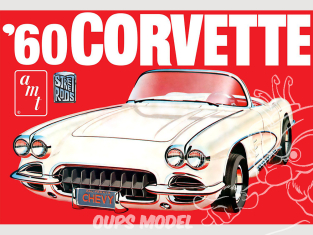 AMT maquette voiture 1374 1960 CHEVROLET CORVETTE 1/25