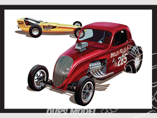 AMT maquette voiture 1380 Fiat Double Dragster 1/25